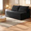 Canapés d'angle à compression, canapé moderne moelleux avec assise profonde de 145 cm pour la maison