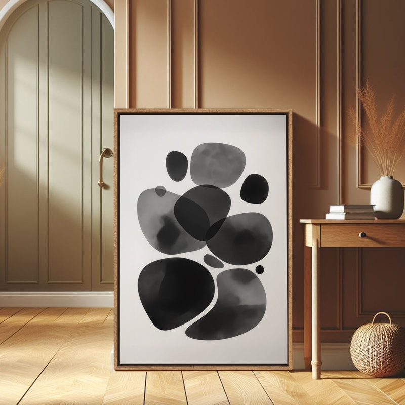 Art mural encadré, rétro, antique et classique pour chambre à coucher - 24 po x 36 po, H 36 po x l 24 po, Naturel