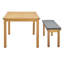 Ensemble de table et banc d'extérieur Syracuse