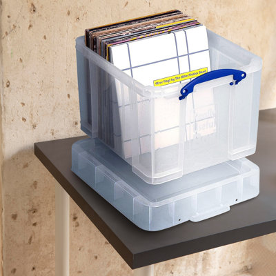 Ivy Bronx 35 Liter Storage Container with Snap Lid and Clip Lock Handle