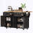 Kitchen Island with Drop Leaf, Power Outlet-806377003