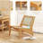 Mid-Century Accent Chair, Rattan Lounge Chair For Living Room-850790622