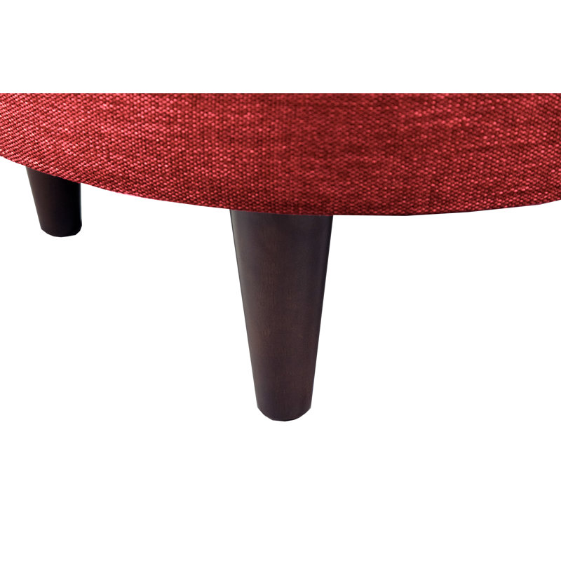 Repose-pieds rond 22 po Zaylee, Rubis