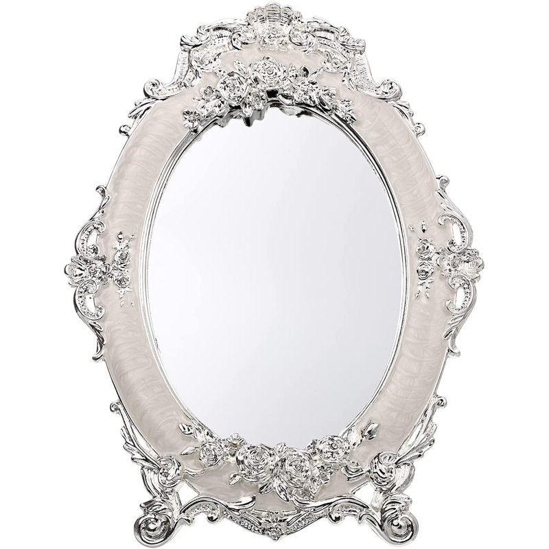 Miroir d'appoint Hoehne, Argent