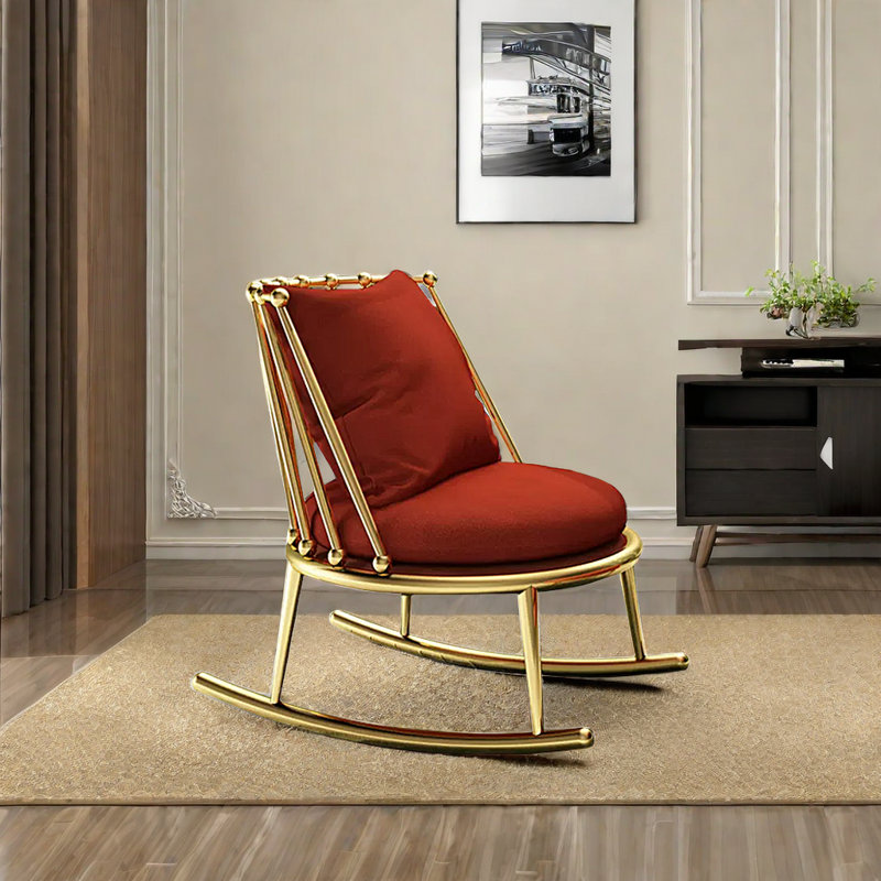 Chaise berçante Chai, Mandarine