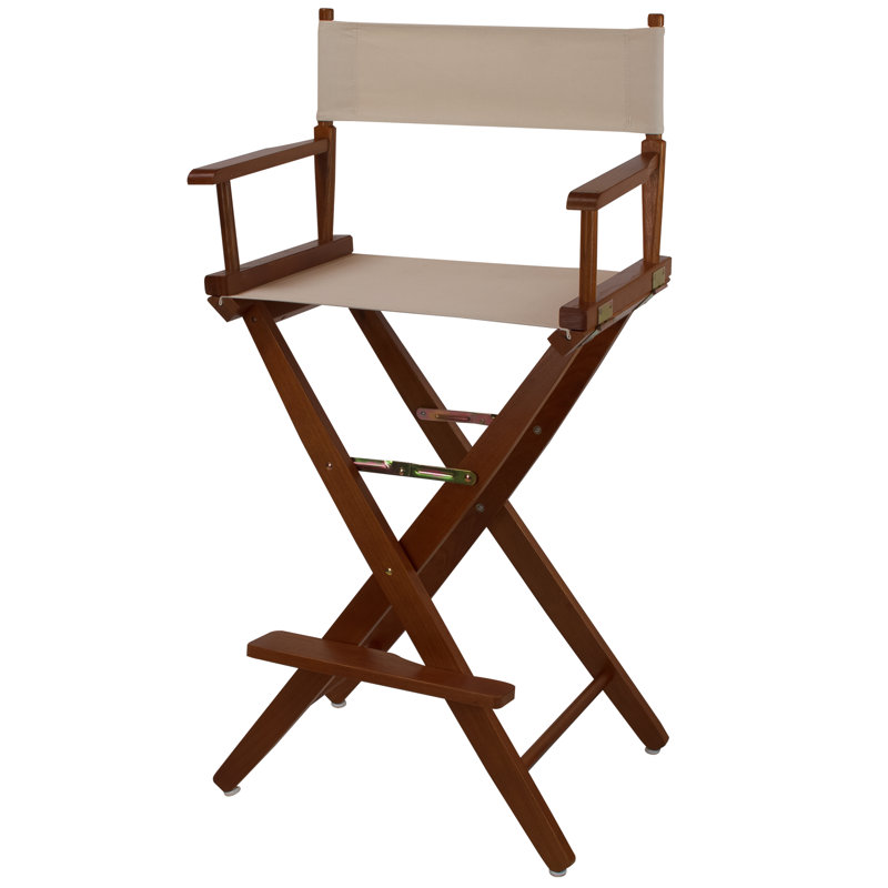 Scoville Folding Director Chair, Natural, Mission Oak
