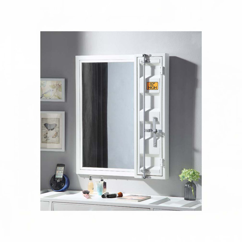 Miroir de salle de bain, Blanc