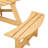 Outdoor 6 Person Picnic Table With Benches - , Rustic Design, Umbrella Hole, For Backyard And Patio Natural Wood 3 Built-In Benches, Use-120996118