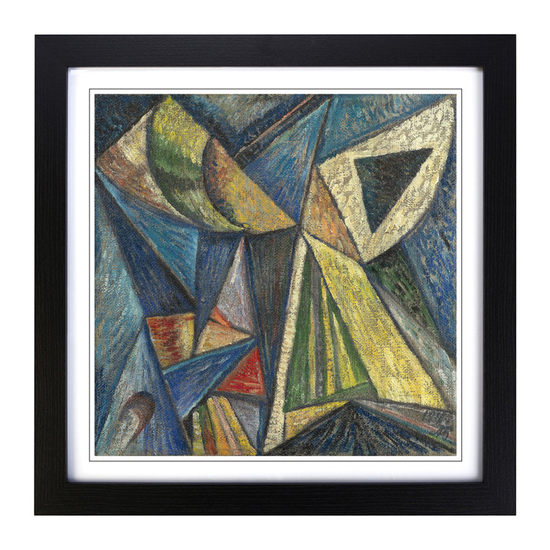 Triangle by Alexander Bogomazov - Framed Print, Black