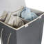 Panier à linge double pliable