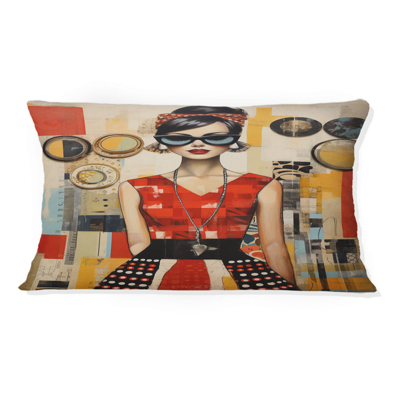 Coussin décoratif Mid Century