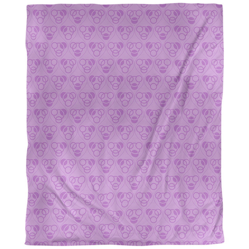 Tissu de cercles et d’ondulations, Violet, L 60 po x l 36 po, Lin huître palazzo
