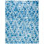 Lumsden Hand-Tufted Wool Blue Area Rug-1718584455
