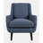 Burgandy Upholstered Armchair-1240781037-1240781036