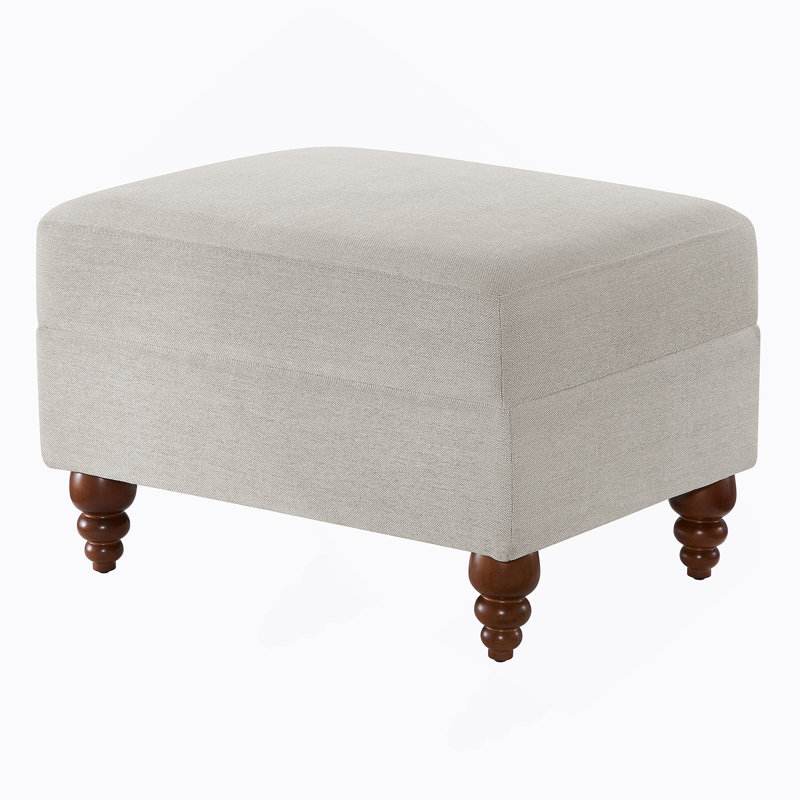 Repose-pieds polyvalent et confortable avec une fabrication durable et un tissu facile d'entretien, parfait pour plusieurs espaces de vie