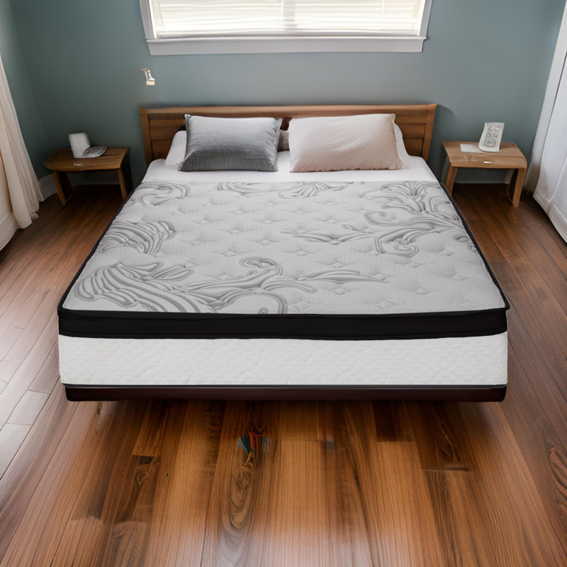Matelas en mousse viscoélastique imprégnée de gel 10 po Alwyn Home Scioli, Grand