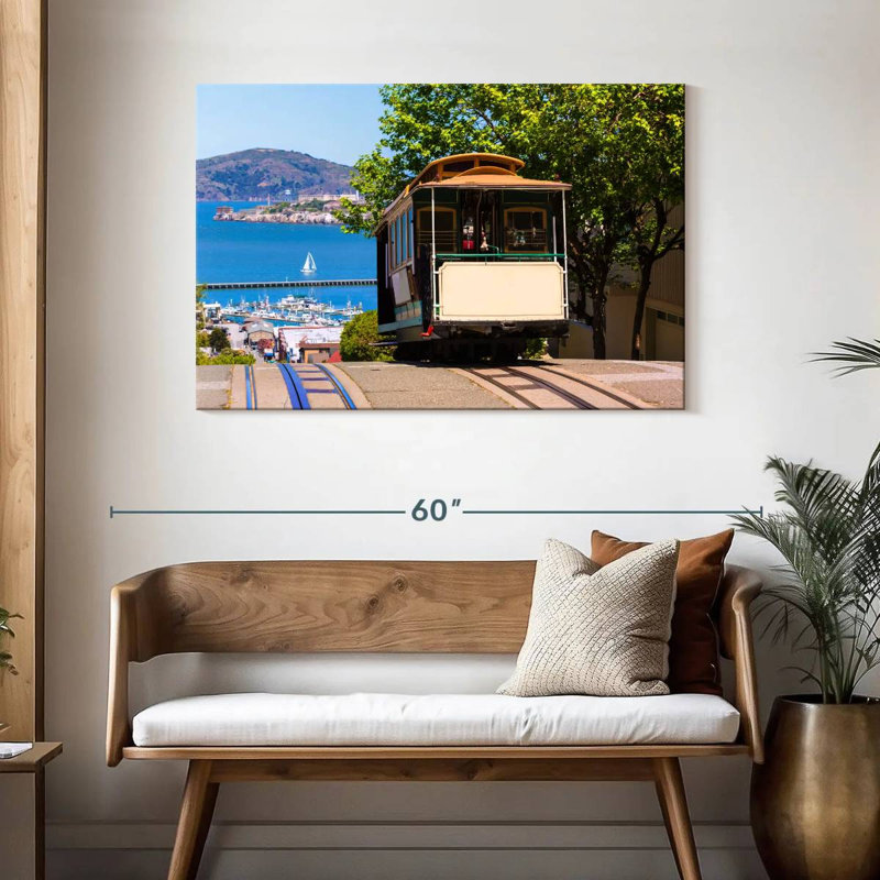 Mehar SF Cable Car, 30" H x 45" W