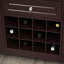Armoire à café polyvalente avec support à vin