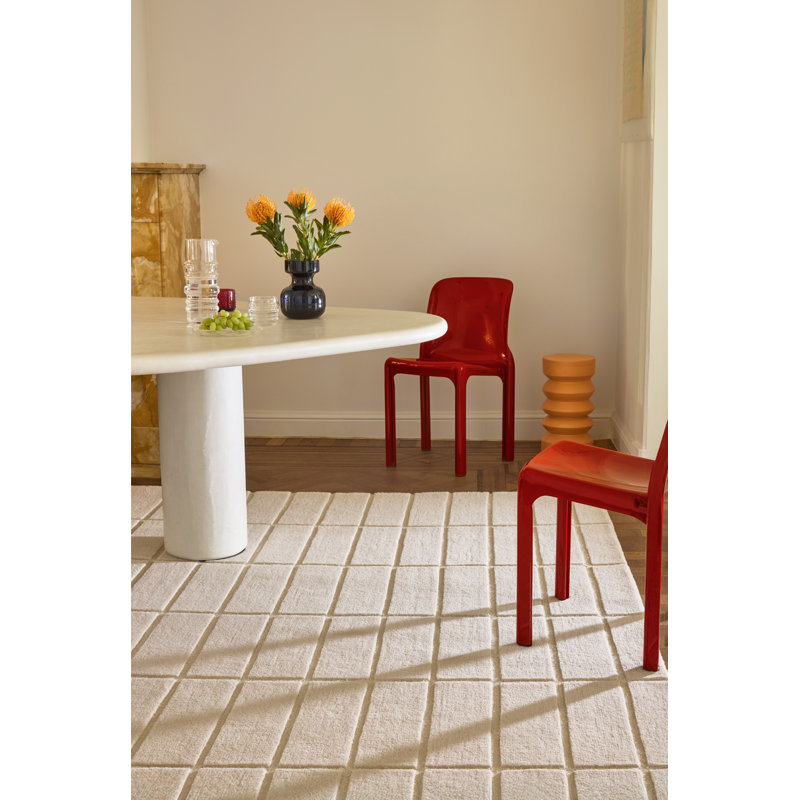 Tiiliskivi Green | 132907, Rectangle 5'7" x 7'10", Natural White