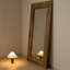 Miroirs pleine longueur rectangulaires en bois massif