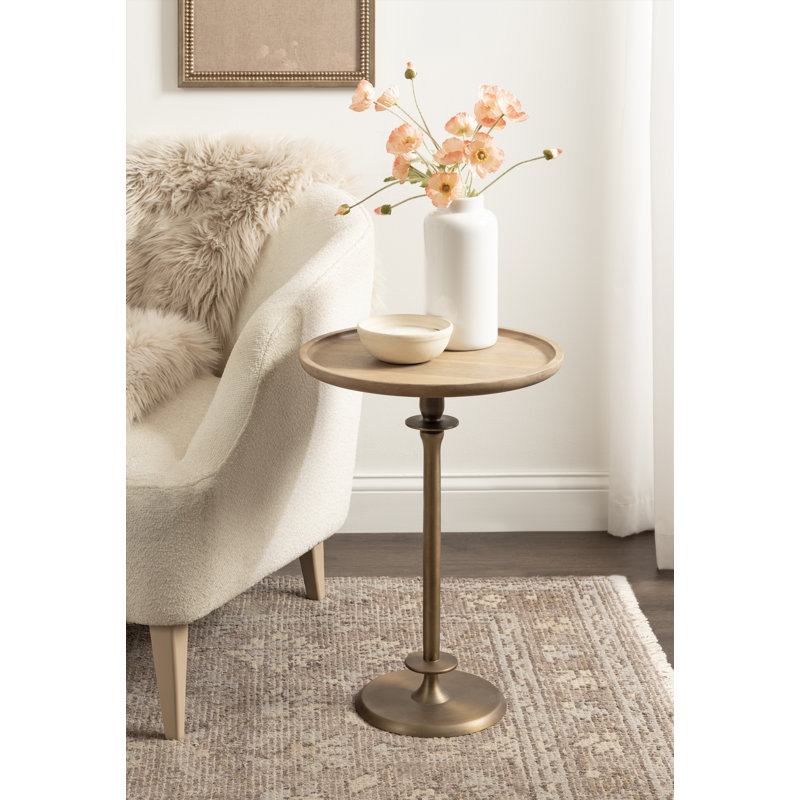 Table d'appoint Arora, Naturel