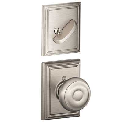 Georgian Single Cylinder Interior Knob Set (Exterior Portion Sold Separately)