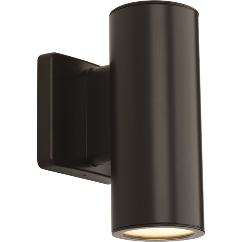Mcmeans LED Wall Light, 8.25" H x 4.5" W x 4.5" D, Antique Bronze