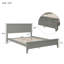 Ensemble de chambre avec lit plateforme 3 pièces Nelena-183209365