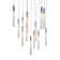 Magic LED Multi-Light Pendant With Piastra Crystal