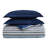 Nautica Heathered Block Reversible Grey Comforter Set-87353258