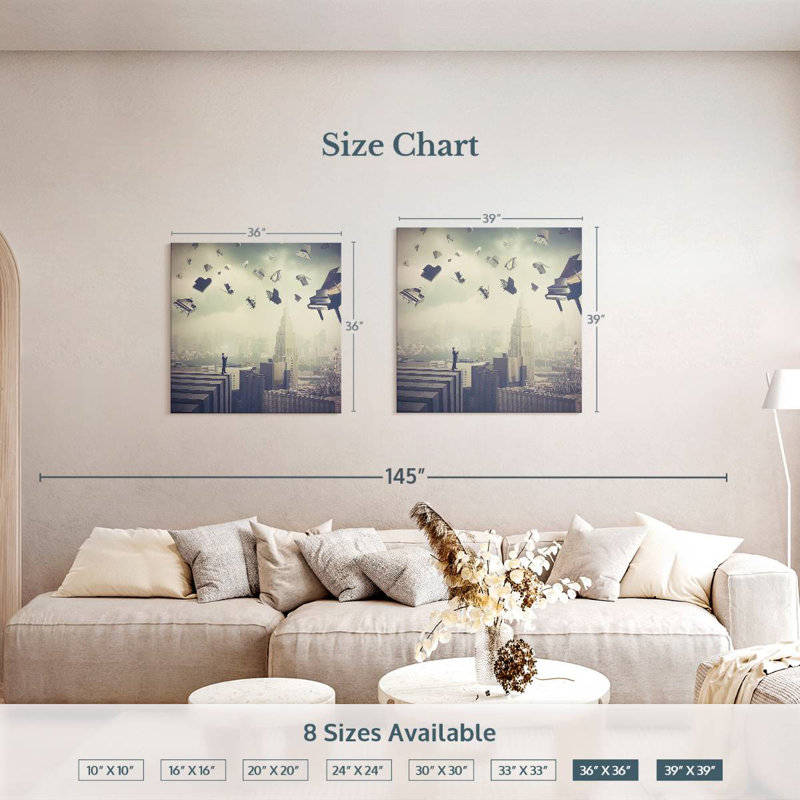 Kelan Last Symphony, 36" H x 36" W