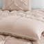 Édredon 7 pièces pour très grand lit - l'édredon en bourre comprend 2 taies décoratives, 3 coussins décoratifs et 1 jupe de lit-120479319