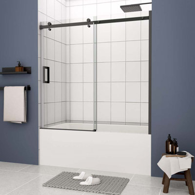 56'' - W x 58'' H Door Framed Tub Door with