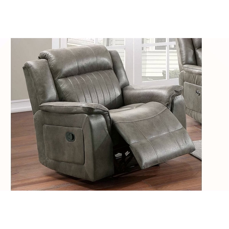 Fauteuil inclinable contemporain oscillant bleu 1 pièce
