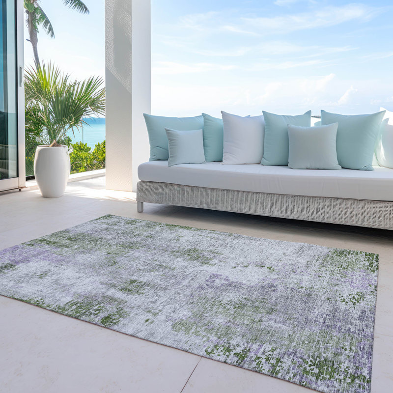 Tapis antidérapant Chaquana, Rectangle 9' x 12'