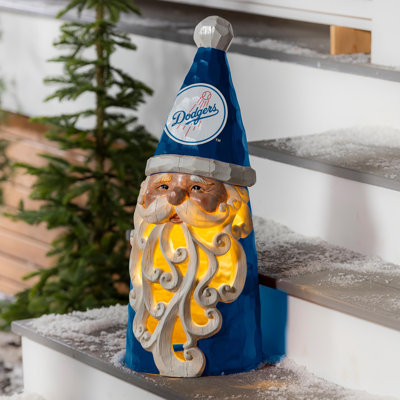 Los Angeles Dodgers Santa LED Statuary, 26"