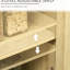 Buffet avec portes et système de rangement fonctionnel polyvalent