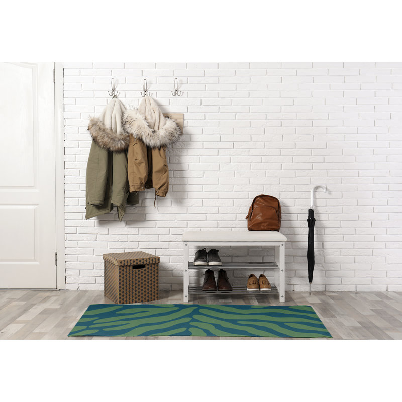 Chenille Abstract Indoor Rug, Rectangle 2' x 3'