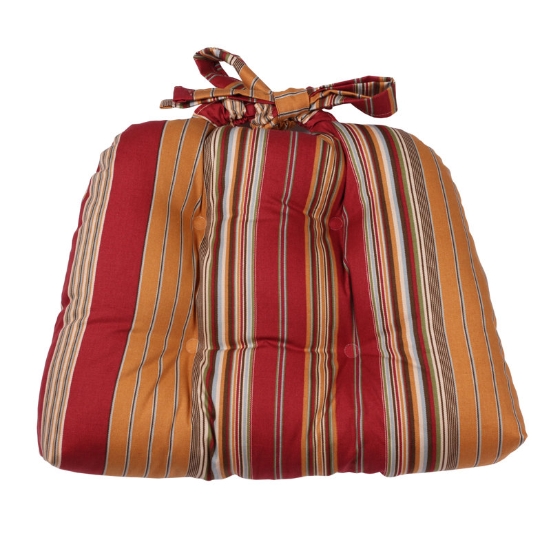 Coussin de chaise de salle à manger d'intérieur, Red/Orange