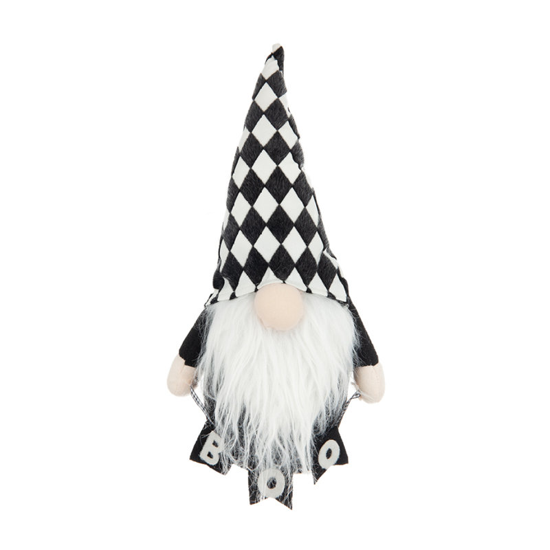Décoration de gnome en tissu 8,3 po x 4,7 po x 15,7 po pour décor d'Halloween