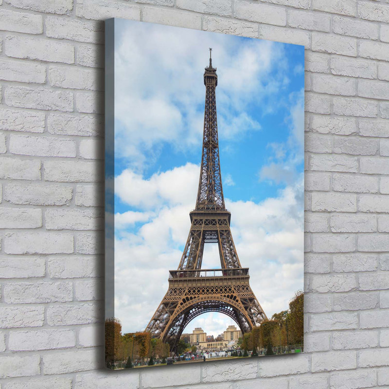 Eiffel Tower Paris - Wrapped Canvas Print
