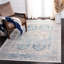 Qulin Oriental Blue/Gold Area Rug-1378842857