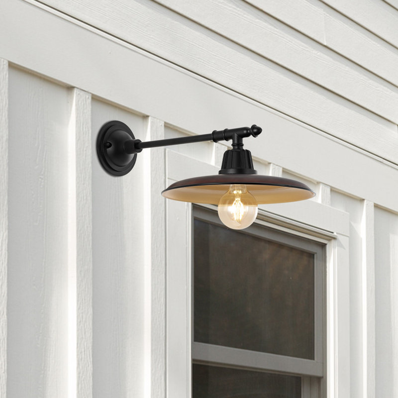 Mamedov LED Wall Light, Wood Finish/Black