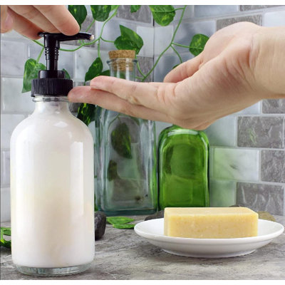Distributeur de savon en verre Domari