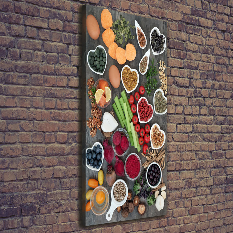 Healthy Food - Wrapped Canvas Print