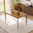 Modern Scandinavian Rectangular Wood Dining Table-295152605