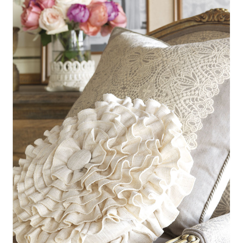 Sabelle Circular Pillow Cover & Insert