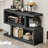 Side Board With 2-tier Open Shelf-234935652