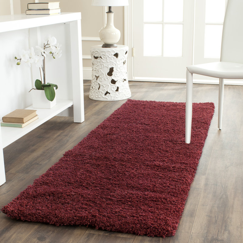 Delane Area Rug, Runner 2'3" x 7', Maroon