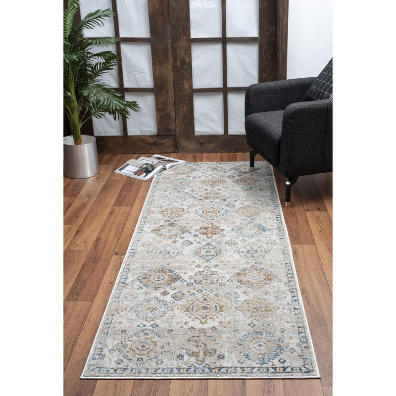 Tapis, Beige, Tapis de couloir 2 pi 7 po x 7 pi 3 po